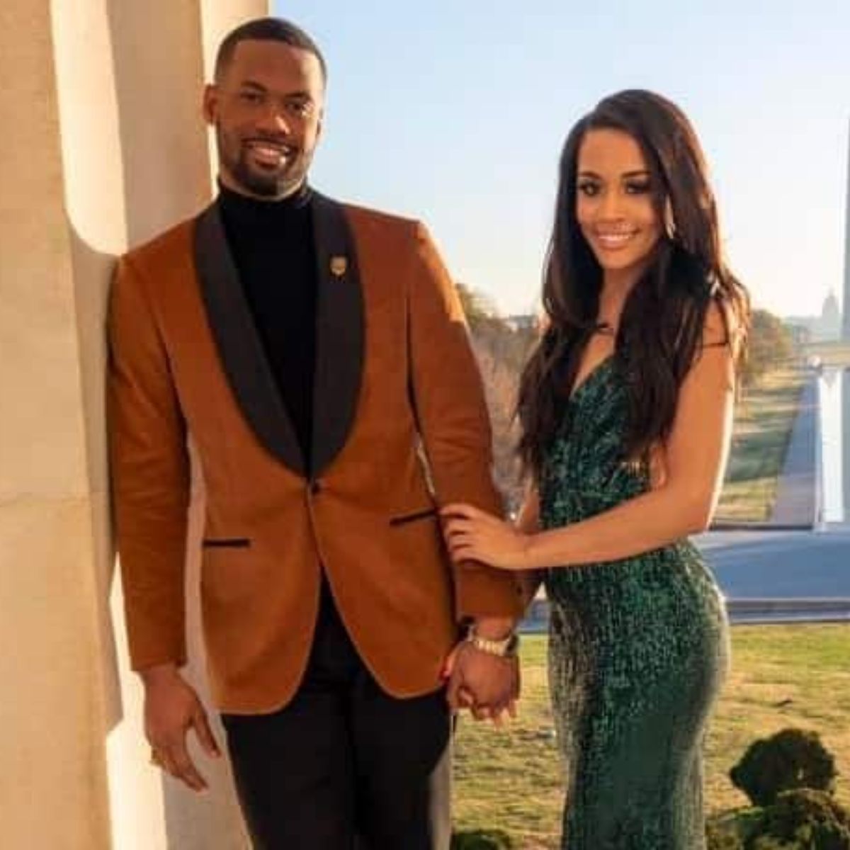 Lawrence B. Jones, along with his long-time girlfriend, Sydney. 